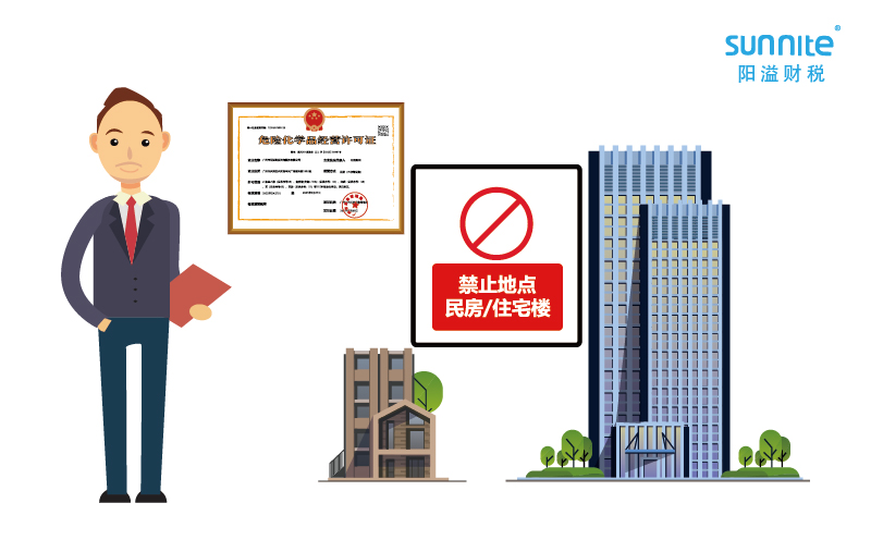 无仓储化学品经营办公地点能在民房吗 