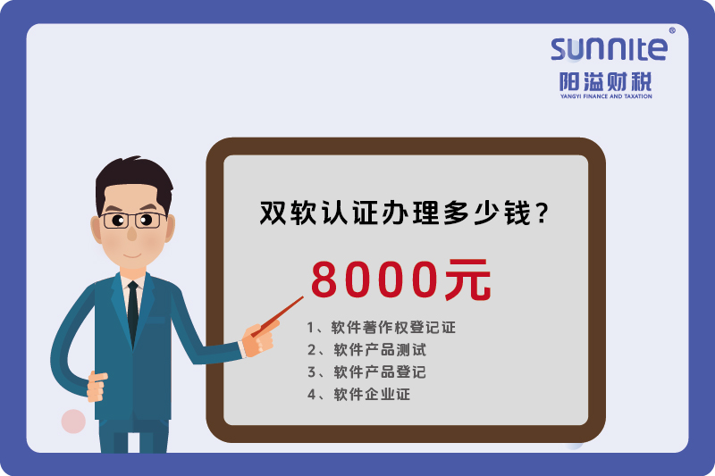 2024年3月双软认证办理多少钱？